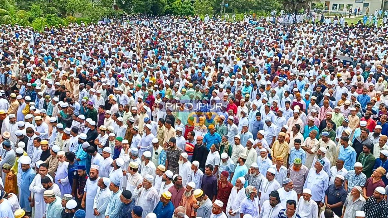 স্বরূপকাঠিতে সাবেক চেয়ারম্যান ওয়াহিদুজ্জামানের জানাজা সম্পন্ন