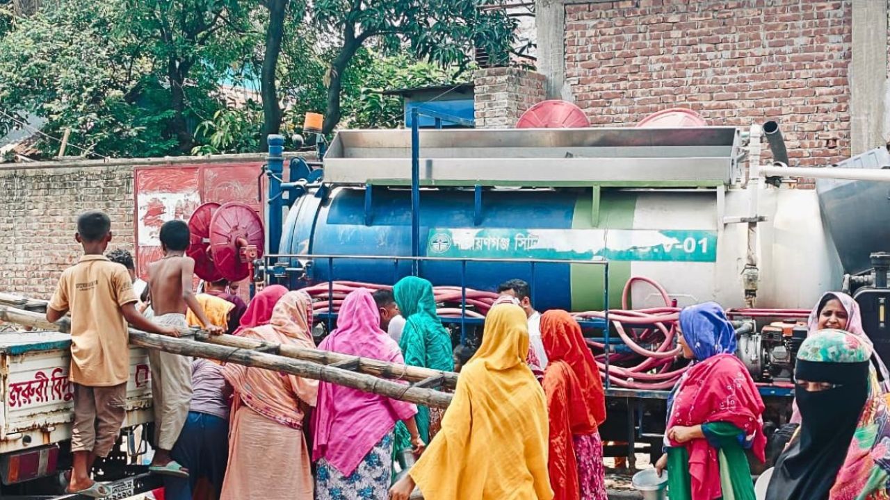 কায়েমপুরে তীব্র পানি সংকট, ভোগান্তিতে ৫০ হাজার