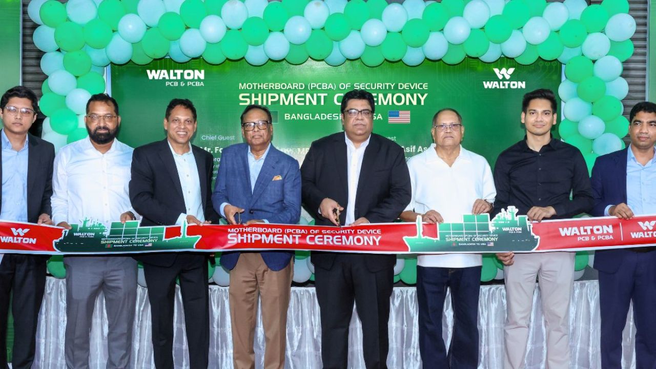 যুক্তরাষ্ট্রে মাদারবোর্ড রপ্তানি শুরু করল ওয়ালটন