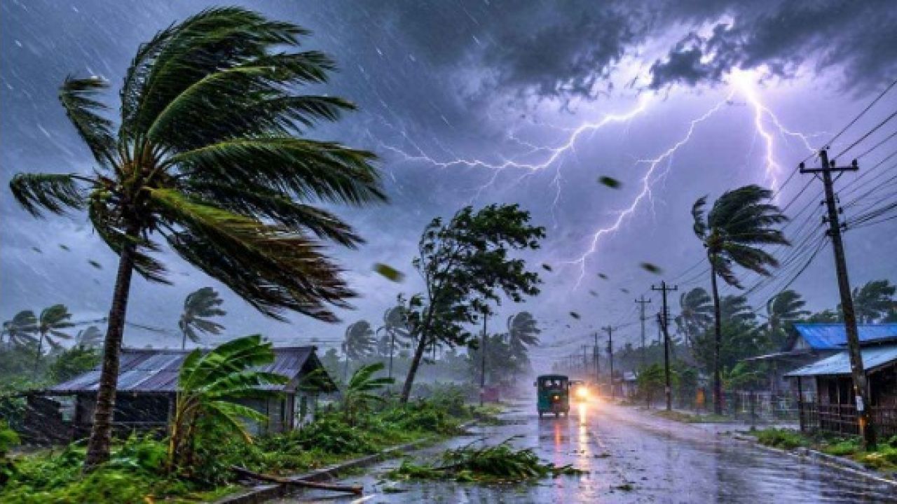 দেশের ১৩ অঞ্চলে দুপুরের মধ্যে ঝড়ের আশঙ্কা