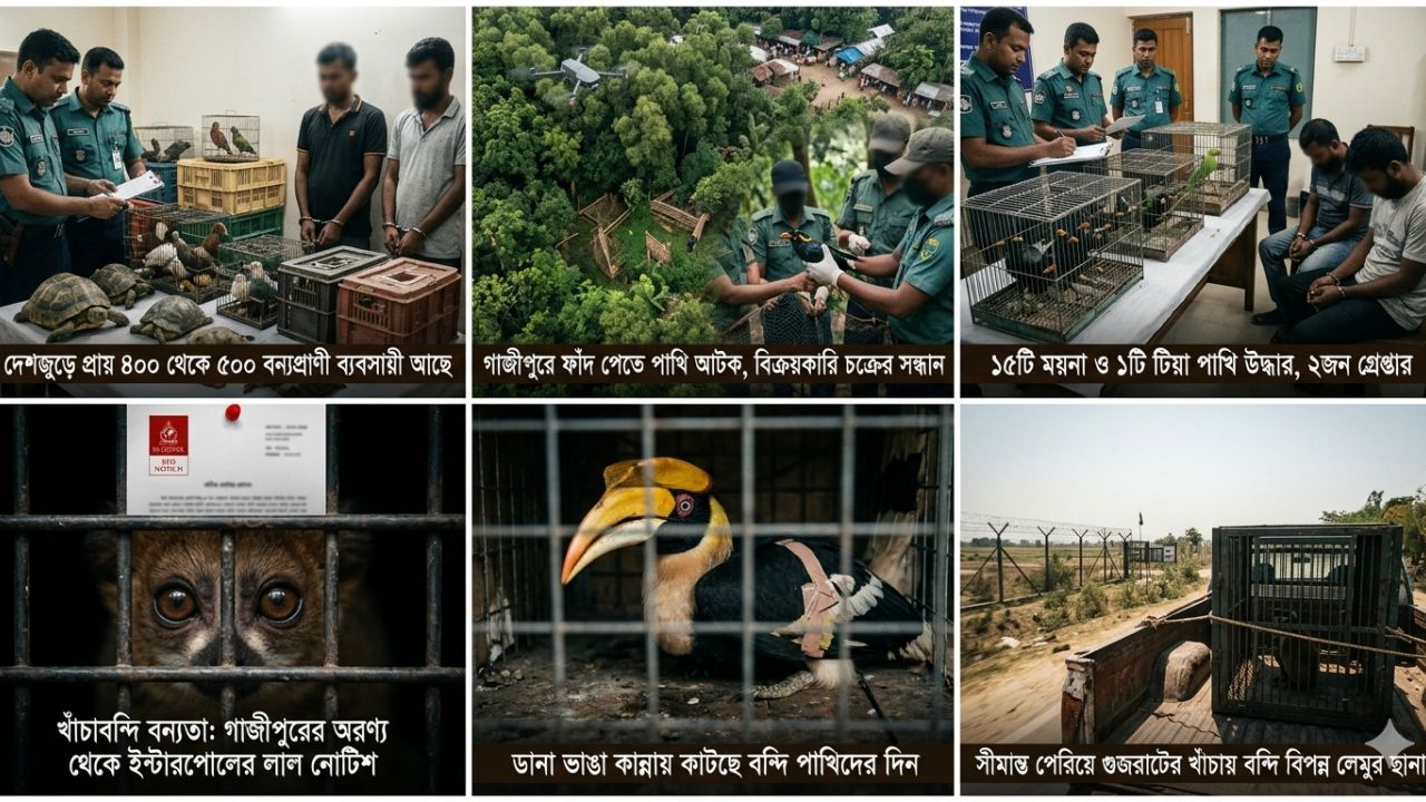 কারা বন্যপ্রাণী ও পাখি পাচারের পেছনে
