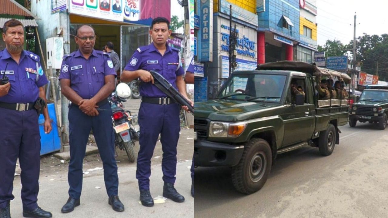 বিশৃঙ্খলা এড়াতে ফরিদপুরে কঠোর নিরাপত্তা বলয়