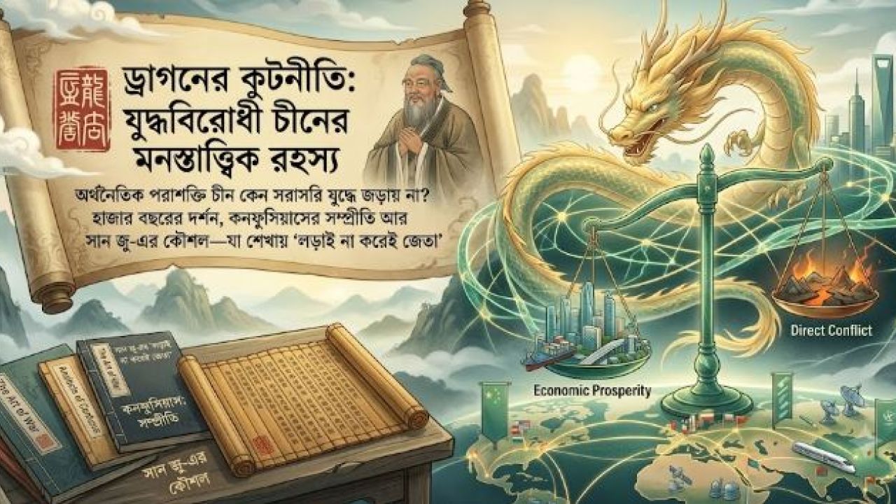 চীন কেন যুদ্ধবাজ নয়, মনস্তাত্ত্বিক রহস্য কী