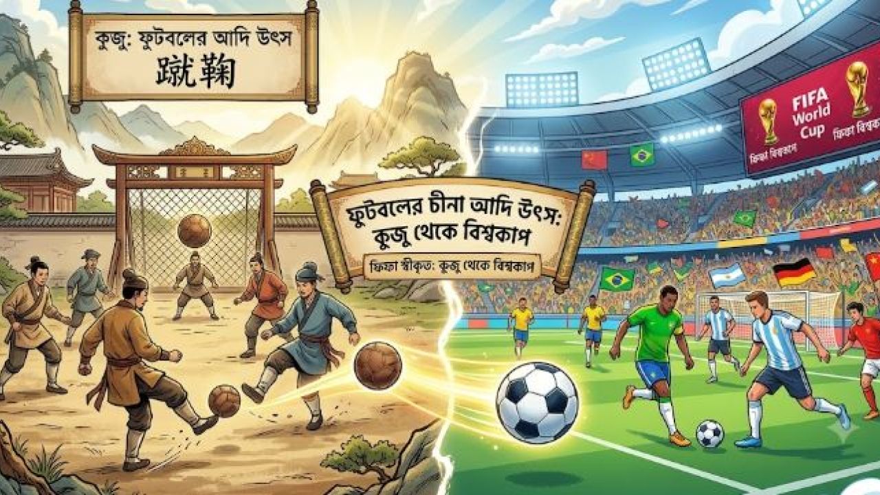 ফুটবলের উৎস ২৩০০ বছর আগে চীনে