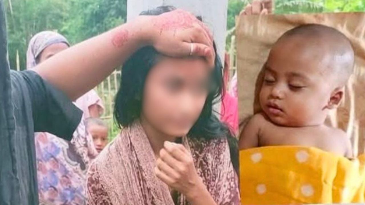 ৮ মাসের শিশুকে হত্যা করে পুকুরে ফেলে পালানোর চেষ্টা, আটক মা