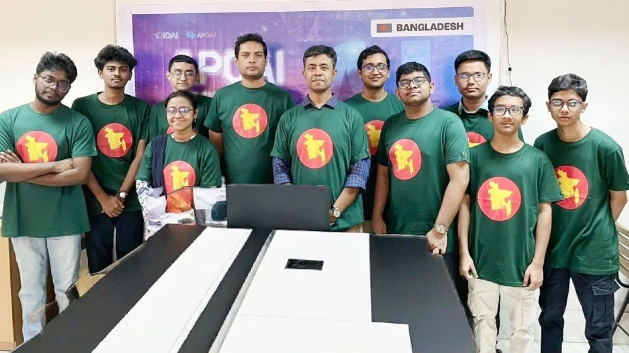 এশিয়া-প্যাসিফিক এআই অলিম্পিয়াডে বাংলাদেশের তিন স্বর্ণ