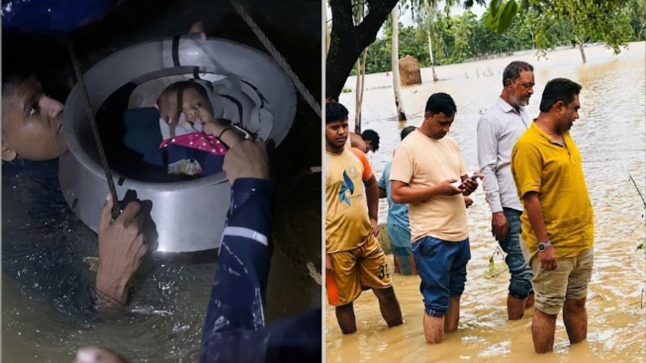 ৮ মাসের শিশু উদ্ধারে ২ ঘণ্টার শ্বাসরুদ্ধকর চেষ্টা
