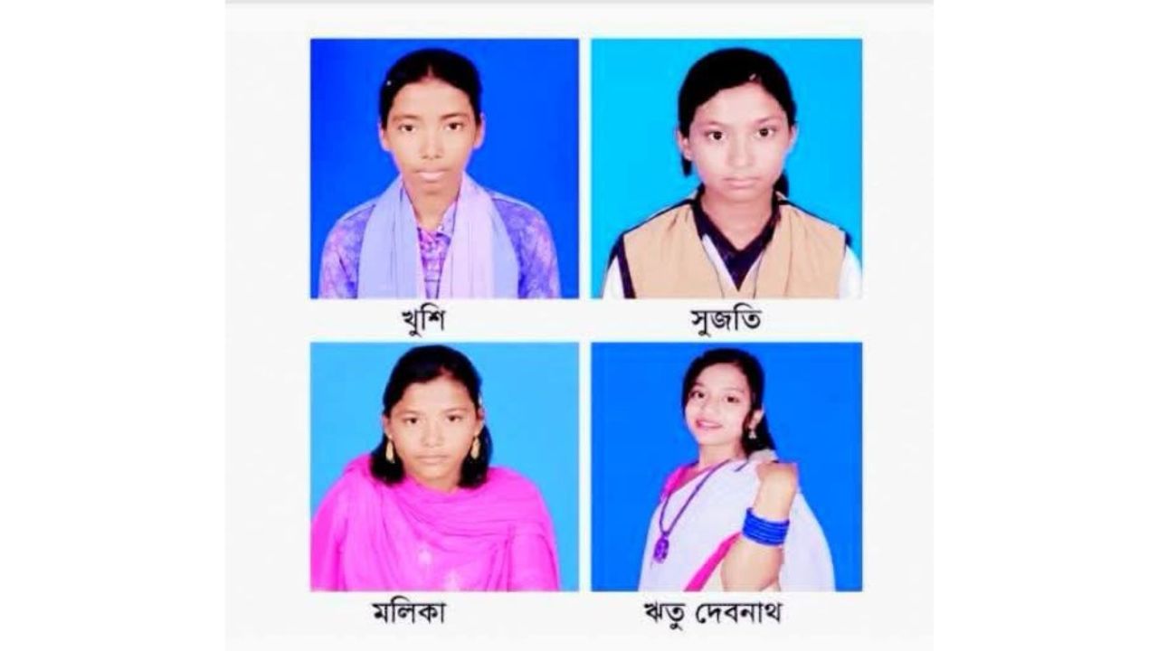 ঠাকুরগাঁওয়ের নিখোঁজ ৪ স্কুলছাত্রী সিলেটে উদ্ধার