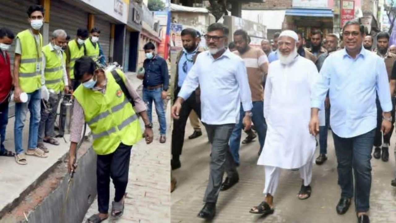 প্রধানমন্ত্রীর নির্দেশে বিরোধীদলীয় নেতার এলাকায় উন্নয়ন টিম