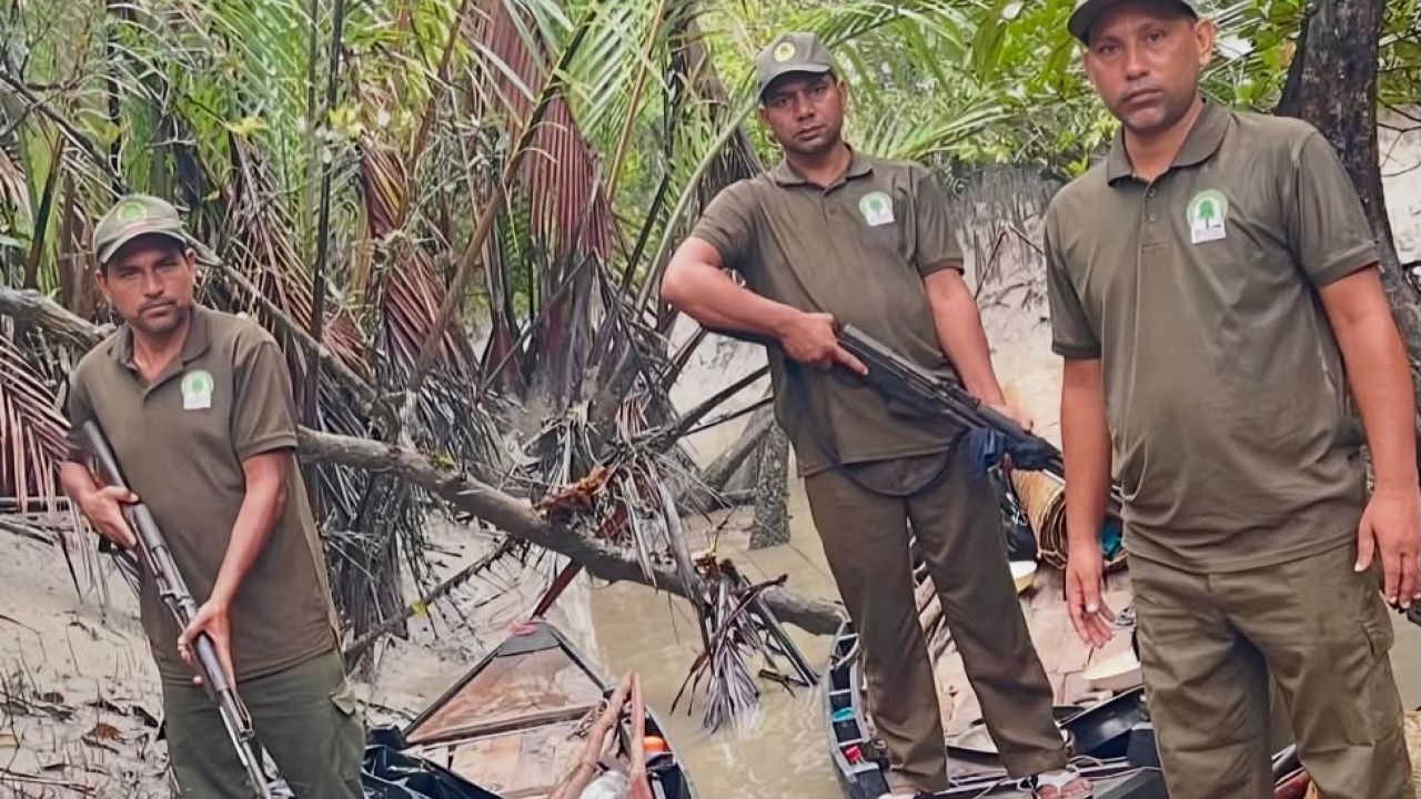 সুন্দরবনে প্রবেশে নিষেধাজ্ঞা, দুর্বৃত্তদের মালামাল জব্দ