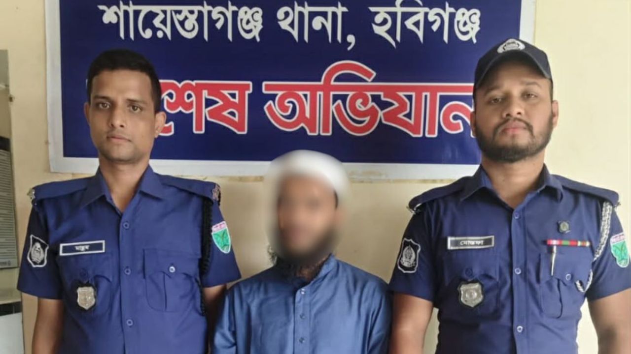 কিশোরগঞ্জ থেকে ধর্ষণ মামলার পলাতক আসামি গ্রেপ্তার