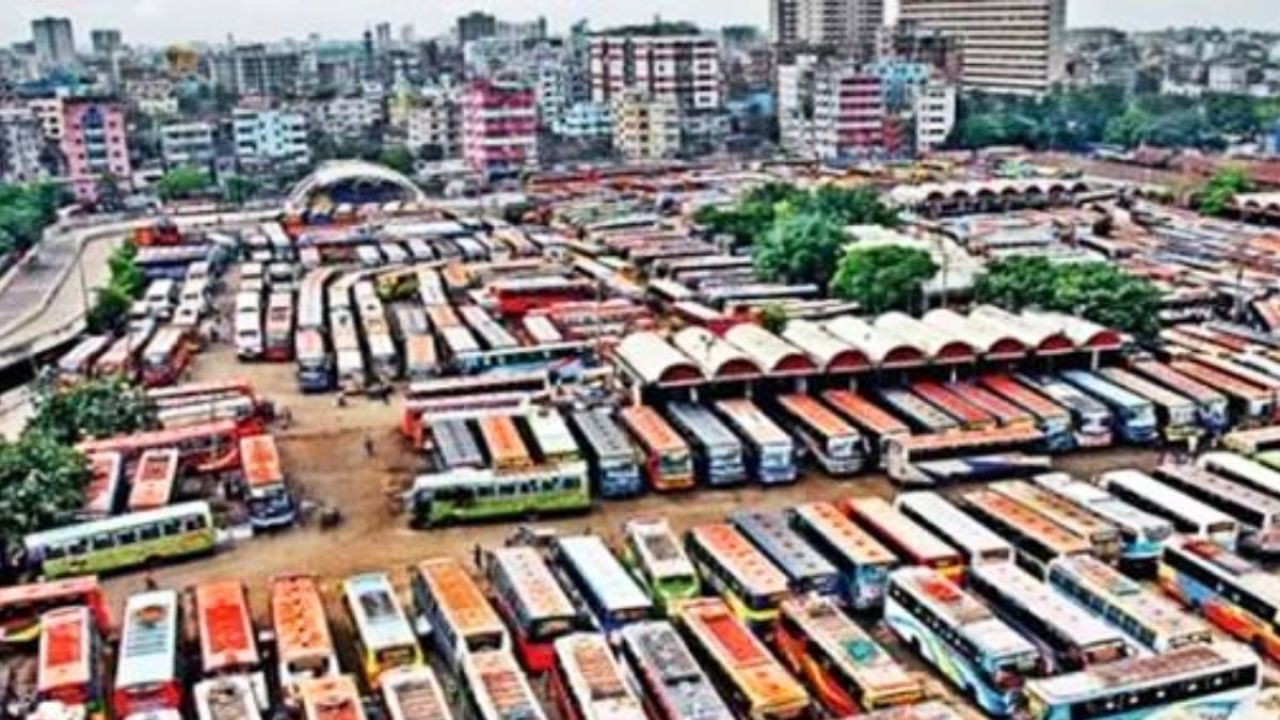 সায়েদাবাদ বাস টার্মিনাল যাচ্ছে কাঁচপুরে