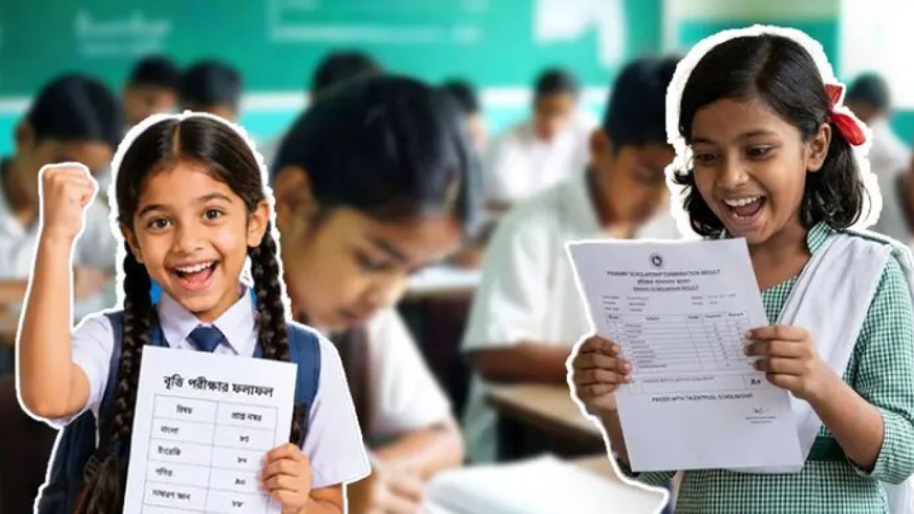 প্রাথমিক বৃত্তির ফলাফলে এগিয়ে মেয়েরা, শীর্ষে ঢাকা