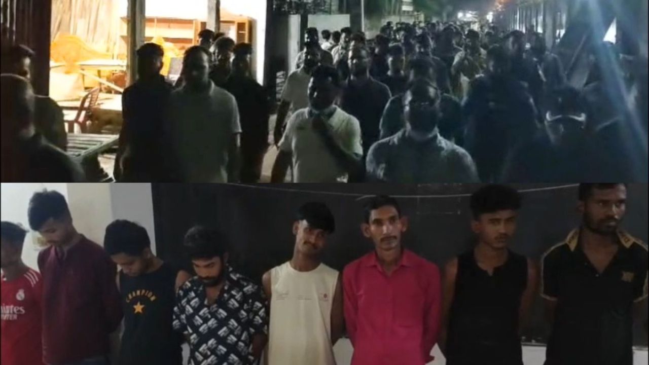 সাউন্ড গ্রেনেড ফাটিয়ে মাদক আস্তানায় পুলিশ