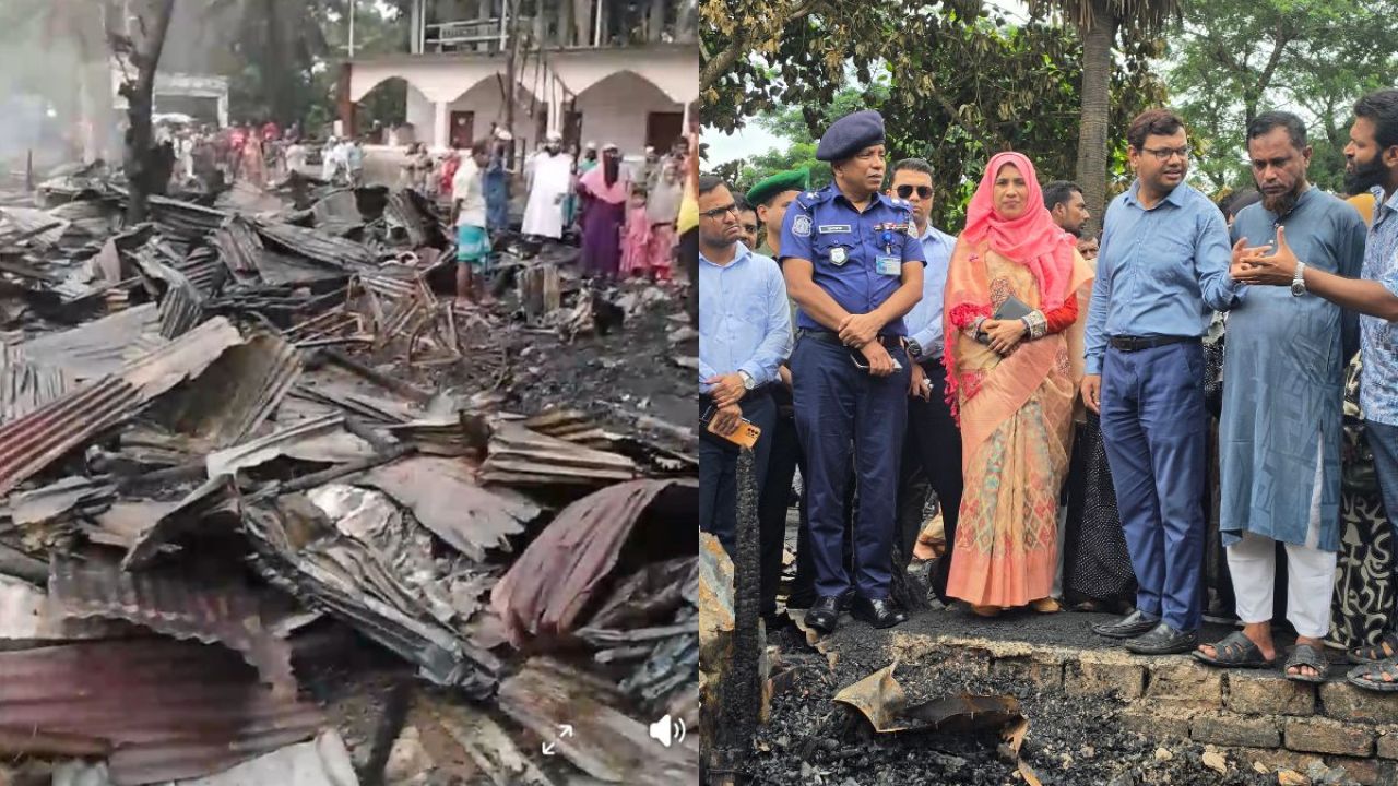 সব হারিয়ে নিঃস্ব লেমুয়া বাজারের ৫০ ব্যবসায়ী