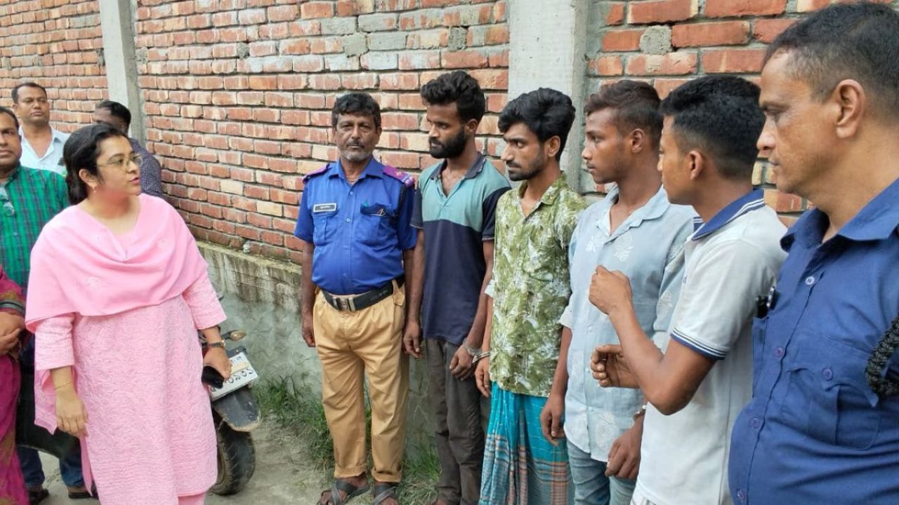 কালীগঞ্জে জমি ভরাট ও মাদকের দায়ে ৫ জনকে সাজা