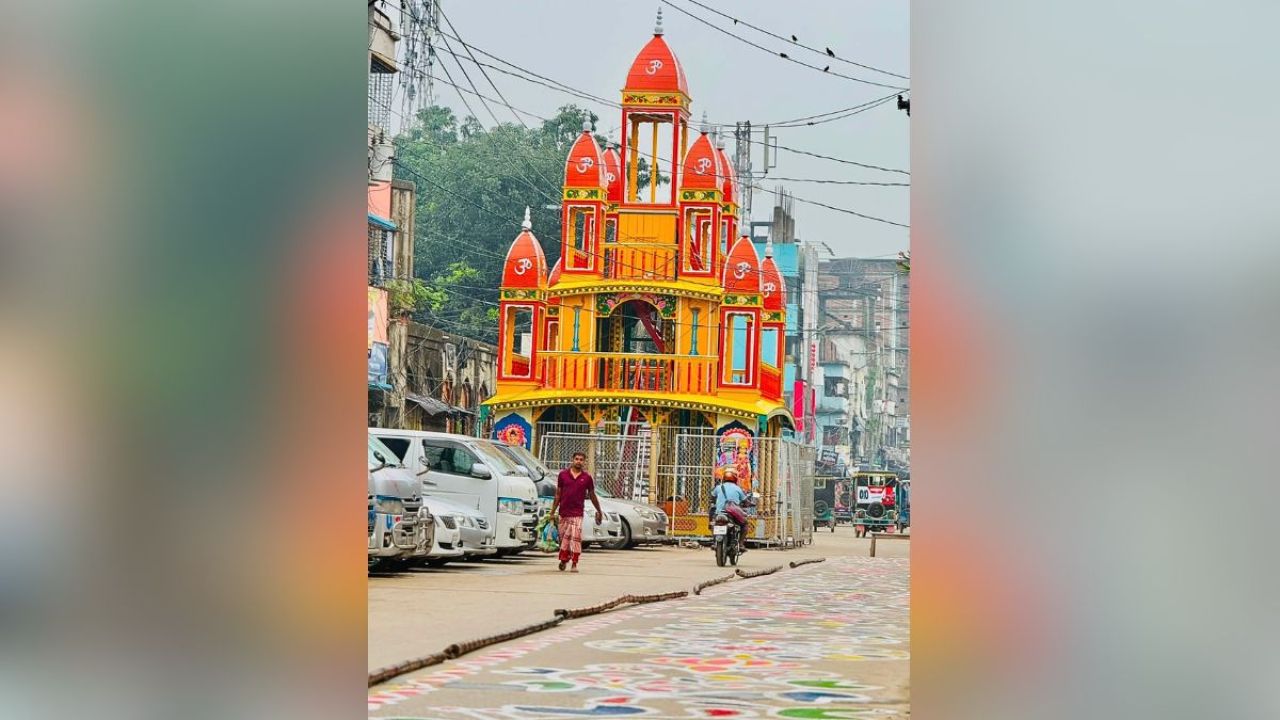  ধামরাইয়ে যশোমাধবের রথ ঘিরে উৎসবের আমেজ