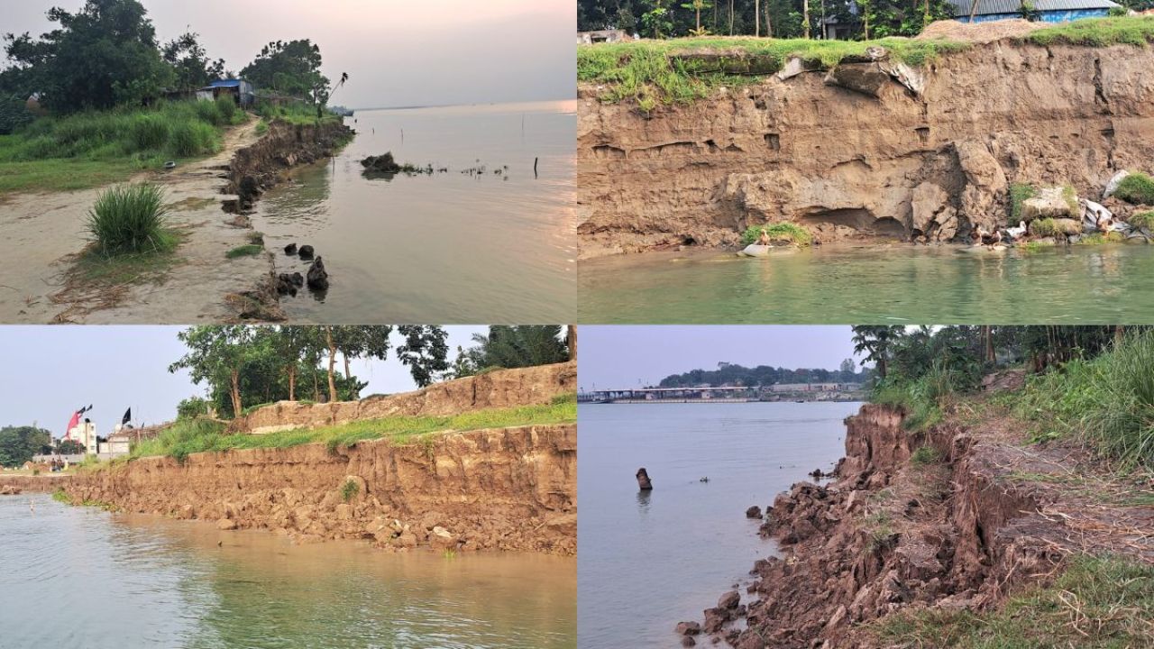 'ত্রাণ চাই না, আমাদের একটা বাঁধ দেন’ 