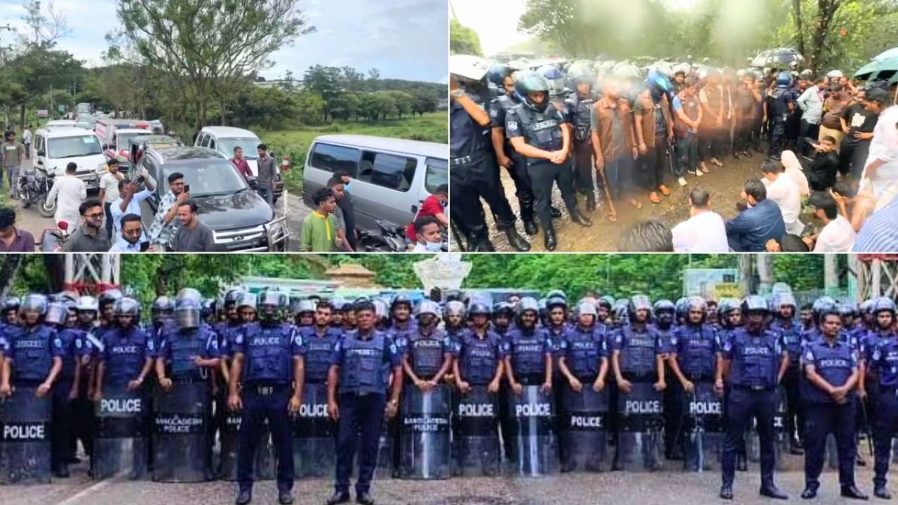 হবিগঞ্জে ৫ ঘণ্টা বাধায় এনসিপি নেতারা, পুলিশ ক্যাম্প থেকে অনলাইনে অভিযোগ