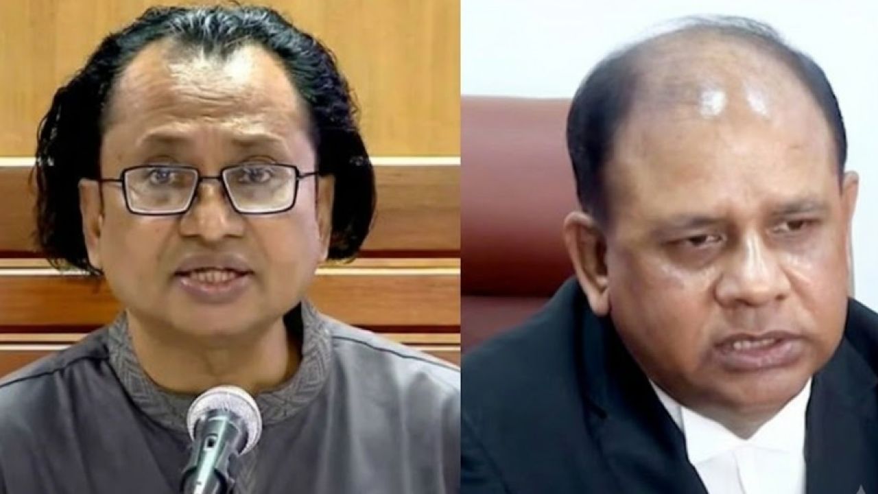 শেখ হাসিনার বক্তব্য প্রচার: উপদেষ্টা-চিফ প্রসিকিউটরের বক্তব্যে অমিল