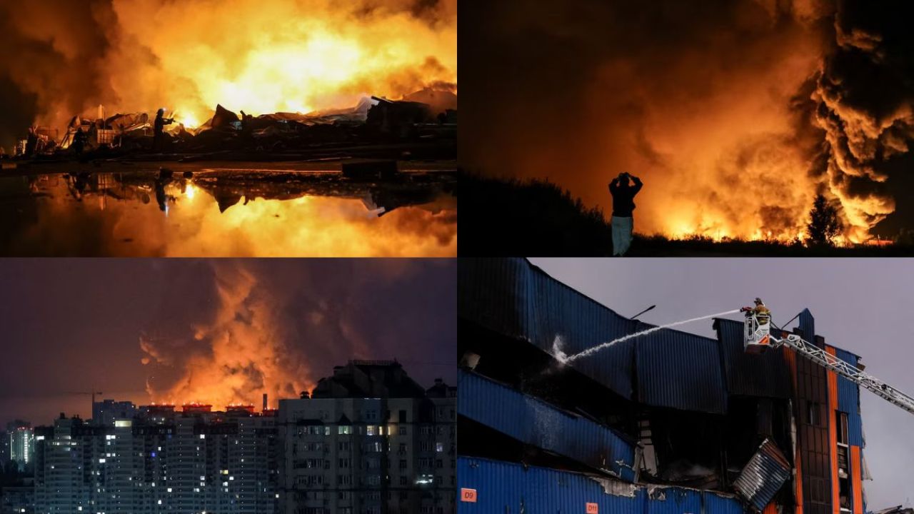ব্যালিস্টিক ক্ষেপণাস্ত্রে বিধ্বস্ত কিয়েভ, নিহত ১৭