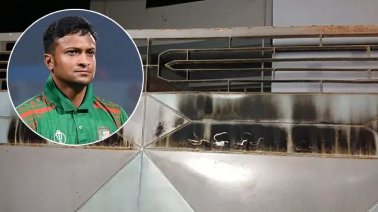 মাগুরায় সাকিব আল হাসানের বাড়িতে ‘বোমা’ নিক্ষেপ 