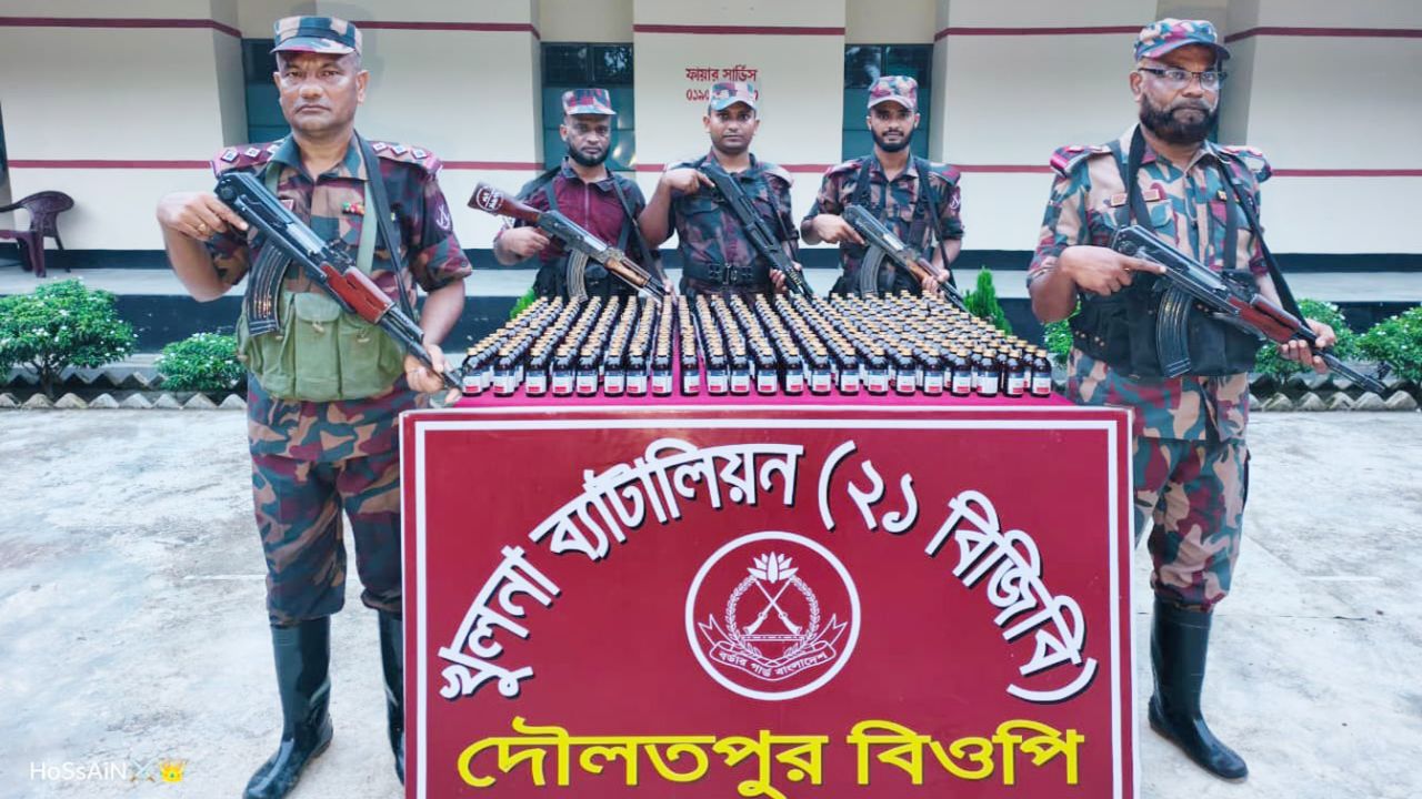 বেনাপোল সীমান্তে বিজিবির অভিযান, মাদক জব্দ