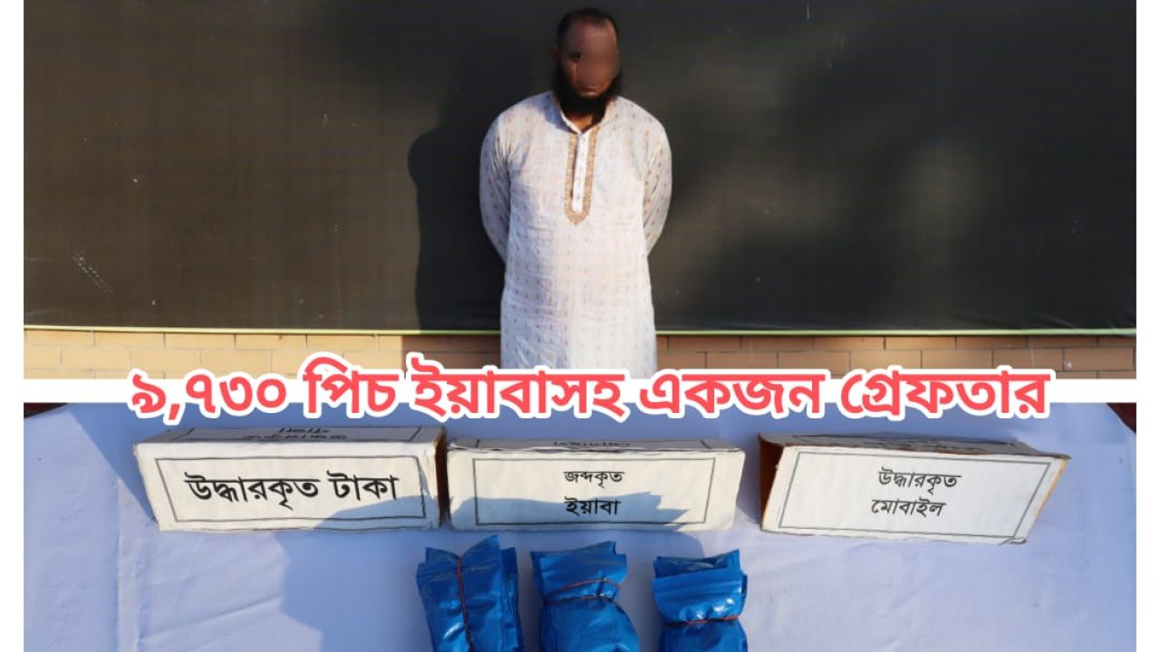 বাগেরহাটে ৯ হাজার ৭৩০ পিস ইয়াবাসহ বিক্রেতা গ্রেপ্তার