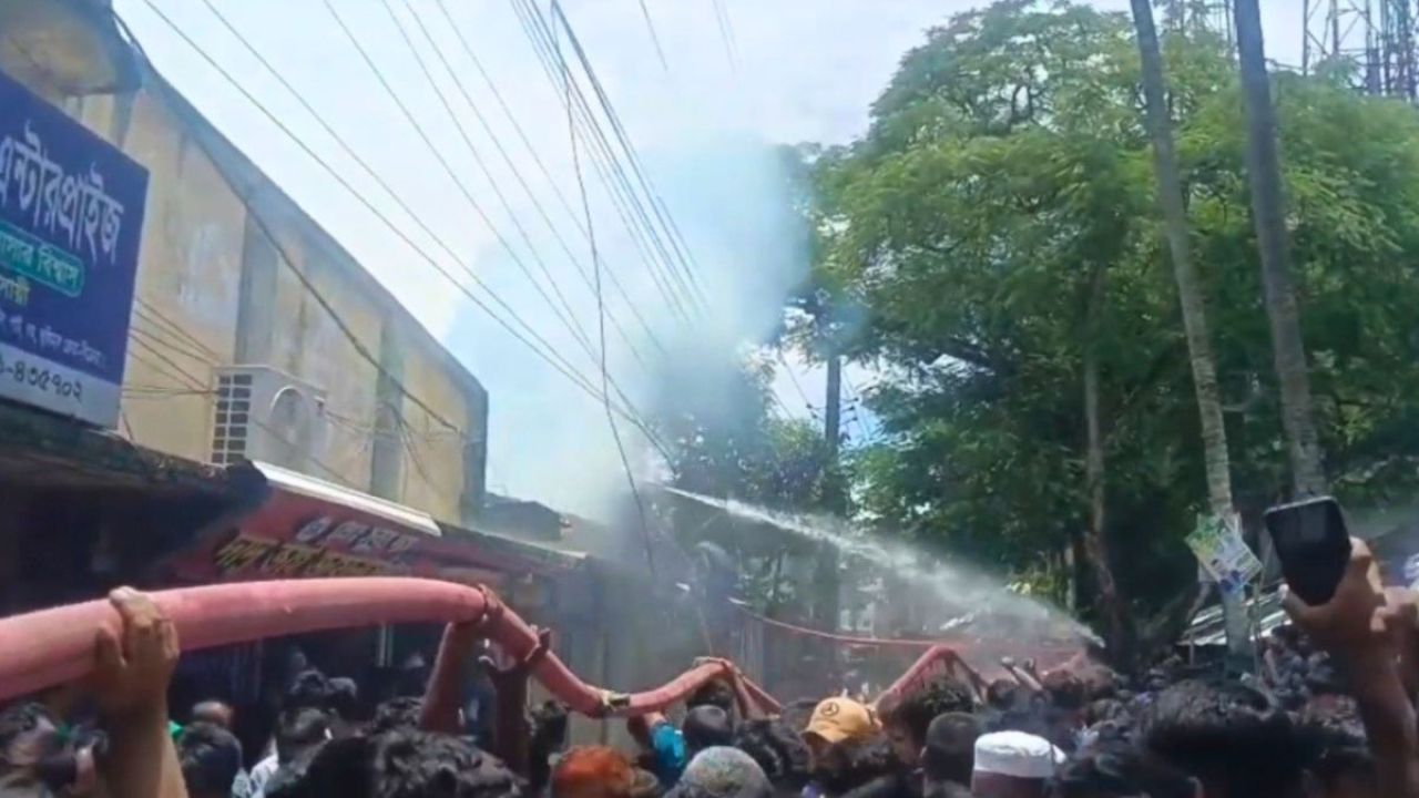কানাইপুর বাজারে আগুন লাগল কীভাবে?