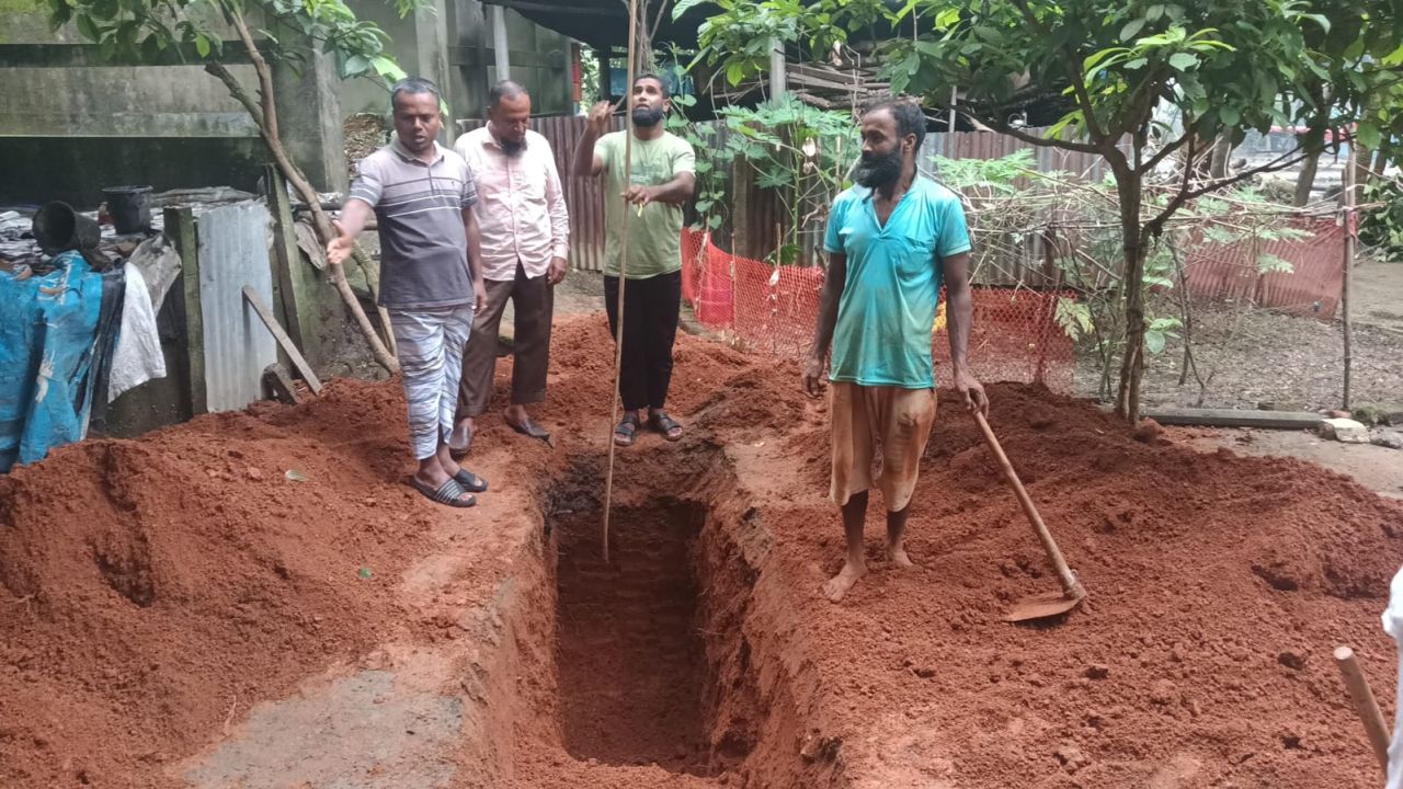 কালীগঞ্জে তিতাস গ্যাসলাইনের ওপর থেকে স্থাপনা উচ্ছেদ