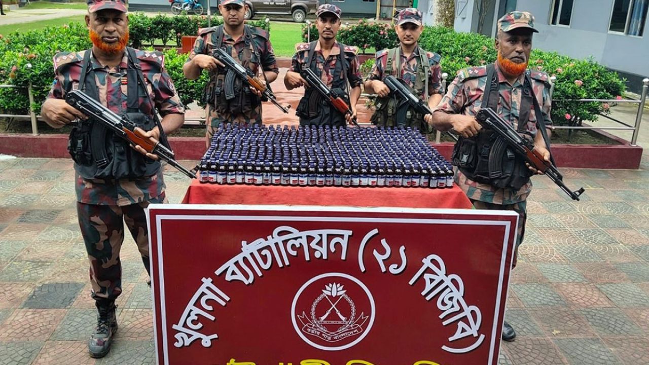 বেনাপোল সীমান্তে ভারতীয় নেশাজাতীয় সিরাপ উদ্ধার