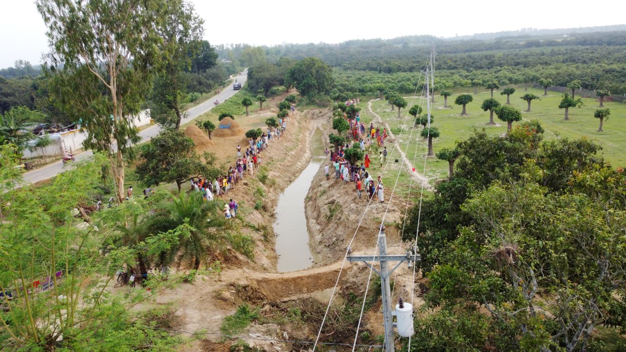 ১৩ খাল খননে বাঁচল ১ কোটি ৪০ লাখ টাকা