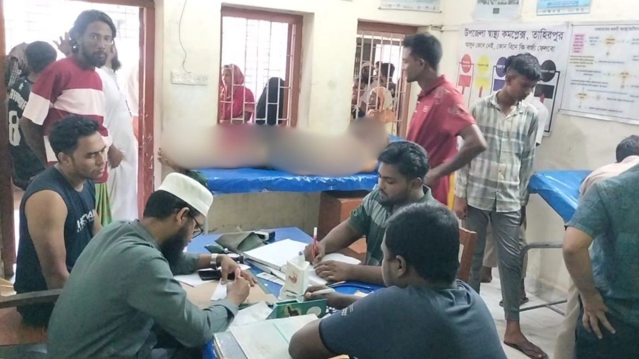 তাহিরপুরে শিশুদের ফুটবল খেলা নিয়ে সংঘর্ষ, যুবককে কুপিয়ে হত্যা
