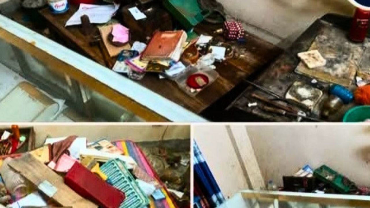 নৈশপ্রহরীকে বেঁধে ৪ দোকানে ডাকাতি, ২২ লাখ টাকার মালামাল লুট