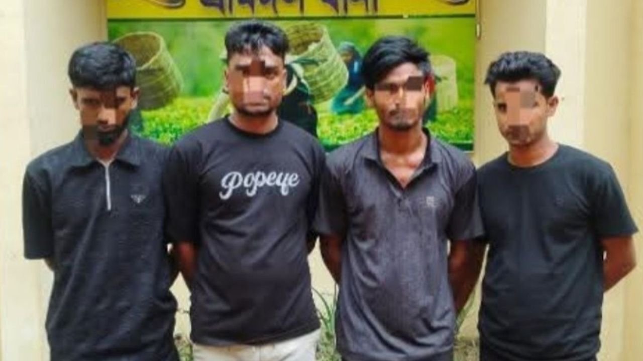 শ্রীমঙ্গলে প্রাইভেটকারসহ চার ডাকাত গ্রেপ্তার