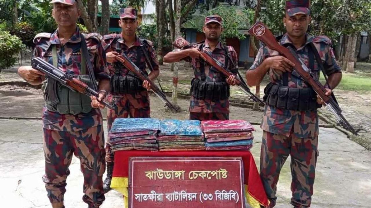 সাতক্ষীরা সীমান্তে সাড়ে ৬ লাখ টাকার মালামাল জব্দ