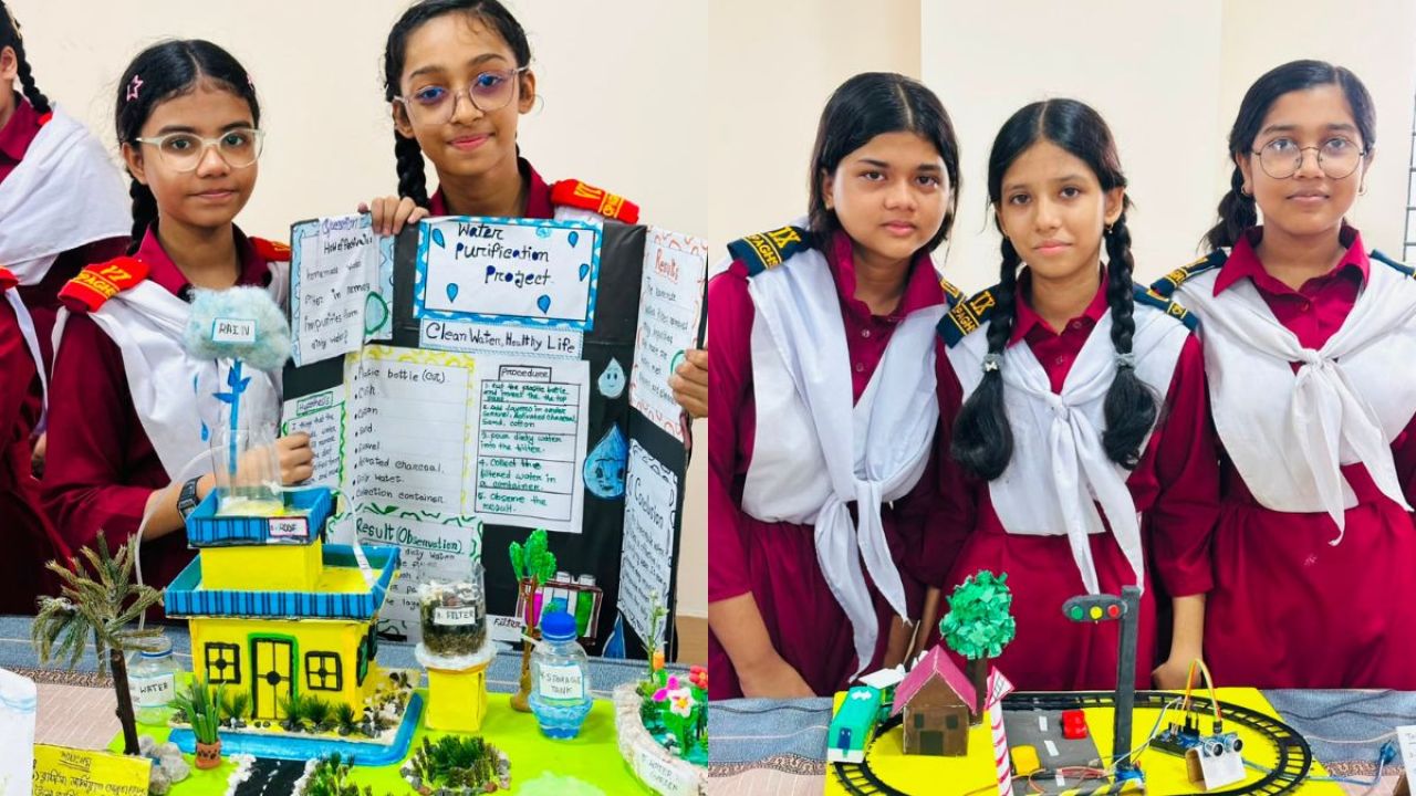 বন্দর স্কুলের খুদে বিজ্ঞানীদের তাক লাগানো উদ্ভাবন