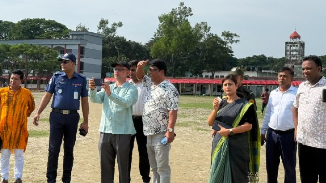‘নজরুল সিটি’র উন্নয়ন কার্যক্রম পরিদর্শনে ফারুকী ও লিটন