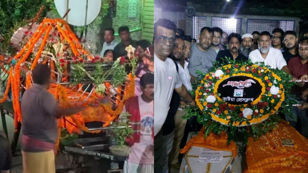 কলকাতার হোটেলে অগ্নিকাণ্ড: সাংবাদিক দেবাশীষসহ পরিবারের ৪ সদস্যের শেষকৃত্য সম্পন্ন