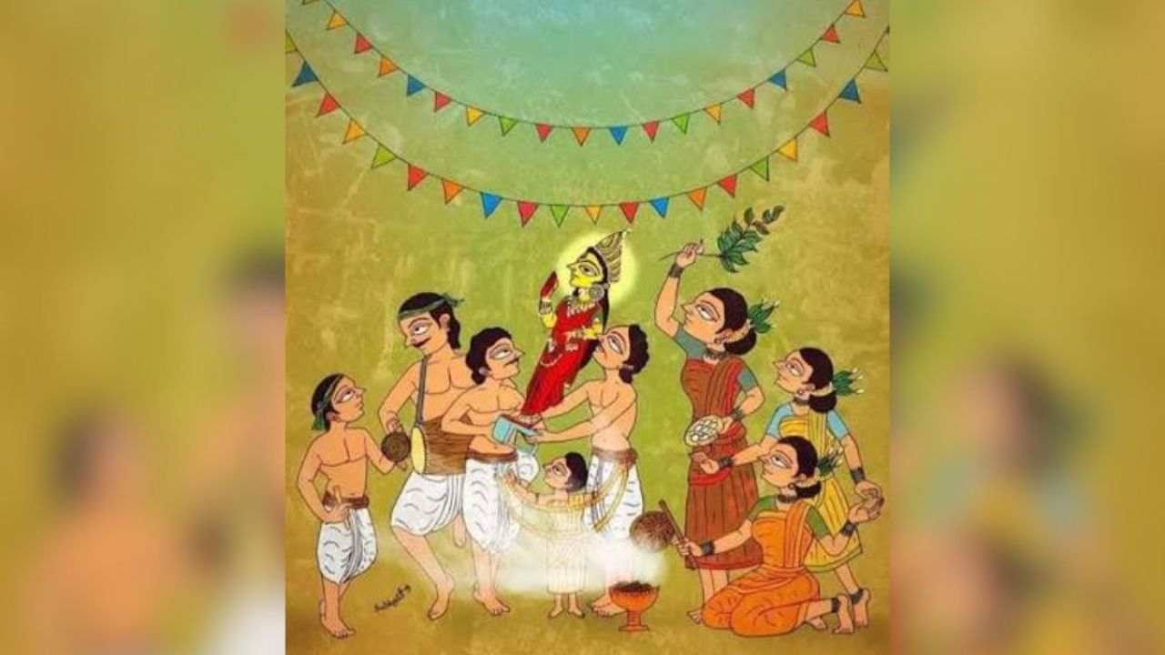 উত্তরের জনপদে অমলিন লোকজ উৎসব  ‘ভাদর কাটানি’