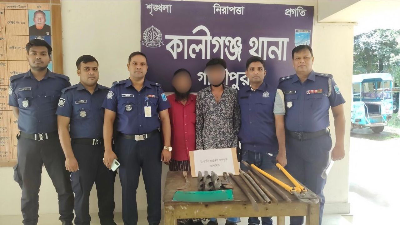 কালীগঞ্জের পূর্বাচলে ডাকাতির সরঞ্জাম ও ট্রাক উদ্ধার