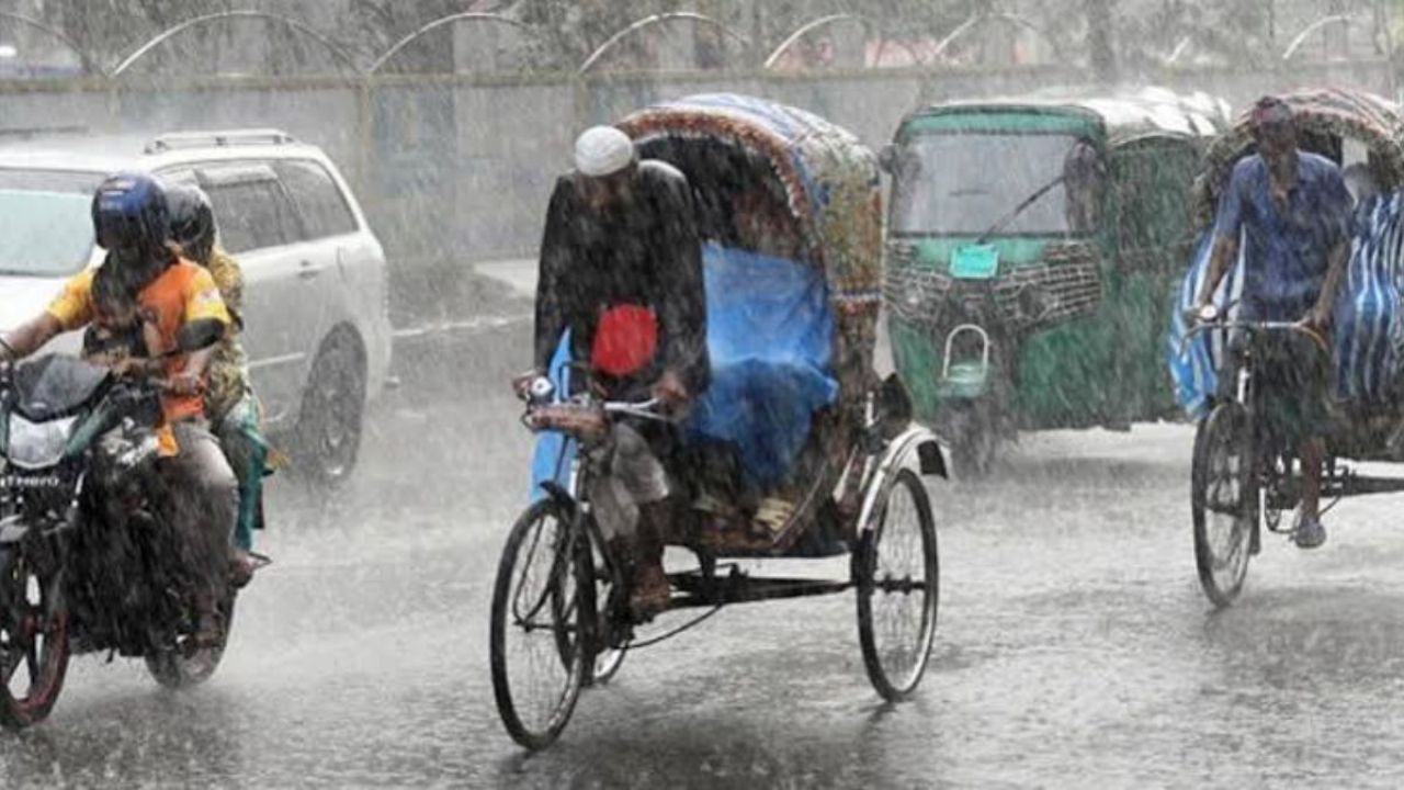 ঢাকার আকাশ মেঘলা, হতে পারে বজ্রসহ বৃষ্টি