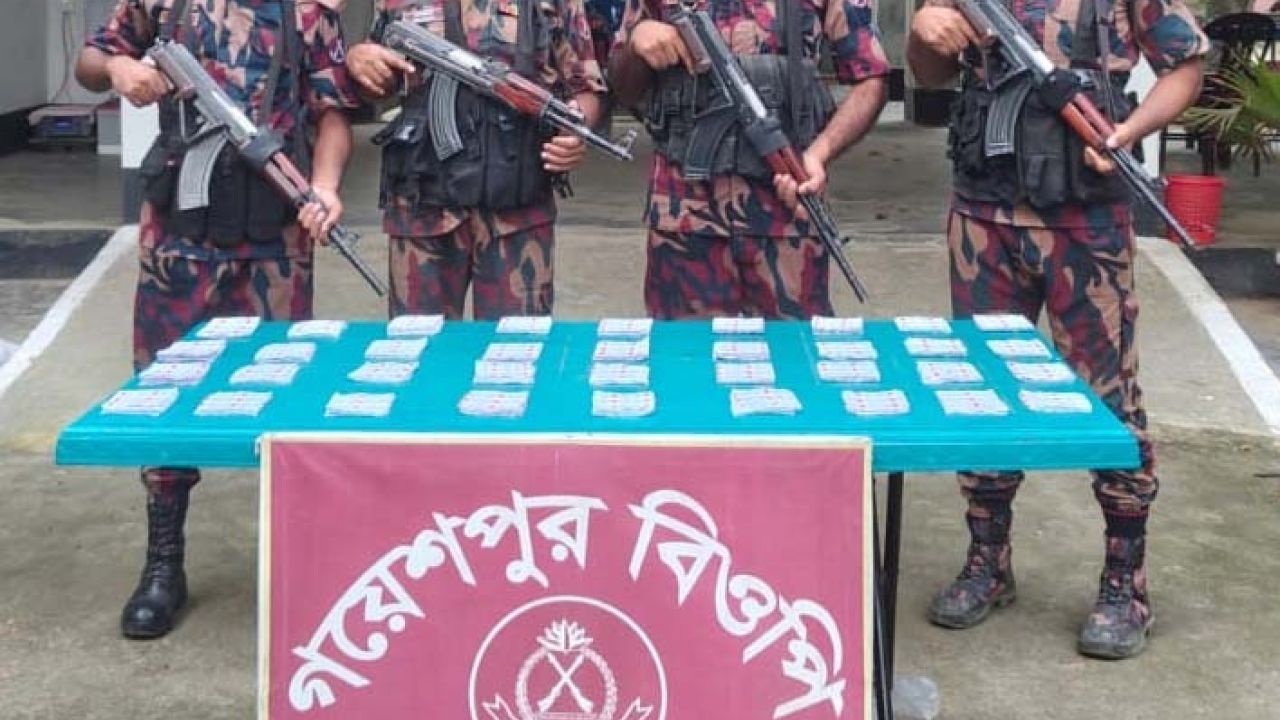 মহেশপুর সীমান্তে মাদক ও ওষুধ উদ্ধার, আটক ৪