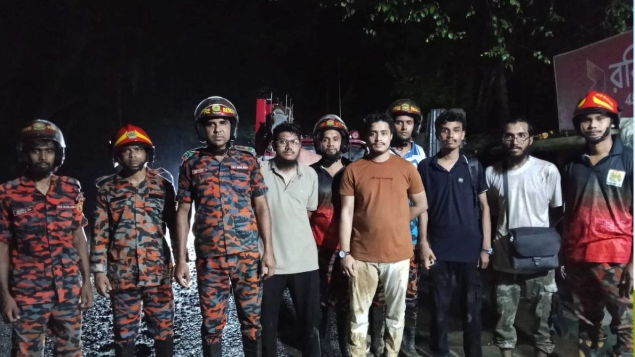 কাপ্তাইয়ের সীতাপাহাড়ে পথ হারানো ৪ পর্যটক উদ্ধার