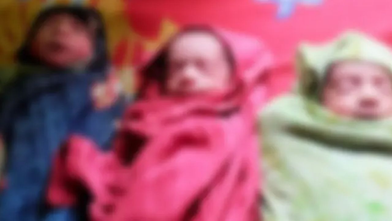সিজার ছাড়াই একসঙ্গে তিন সন্তানের জন্ম, আনন্দে ভাসছে পরিবার