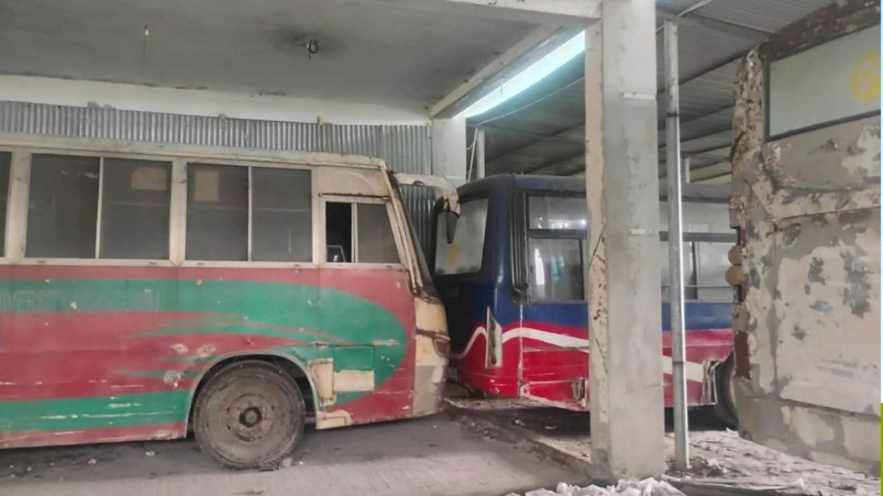 গোবিপ্রবির ১৭ বাসের ৬টিই বিকল, মেরামতে অনীহা