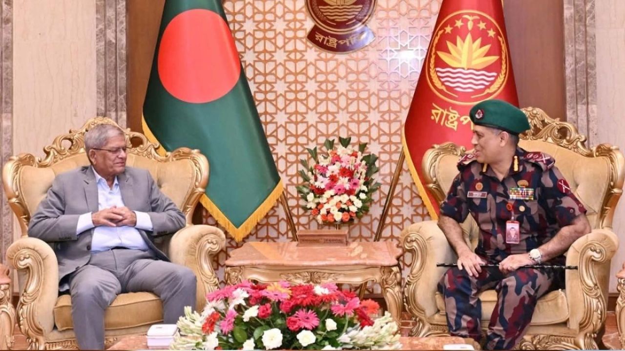 বঙ্গভবনে রাষ্ট্রপতির সঙ্গে বিজিবি মহাপরিচালকের সাক্ষাৎ