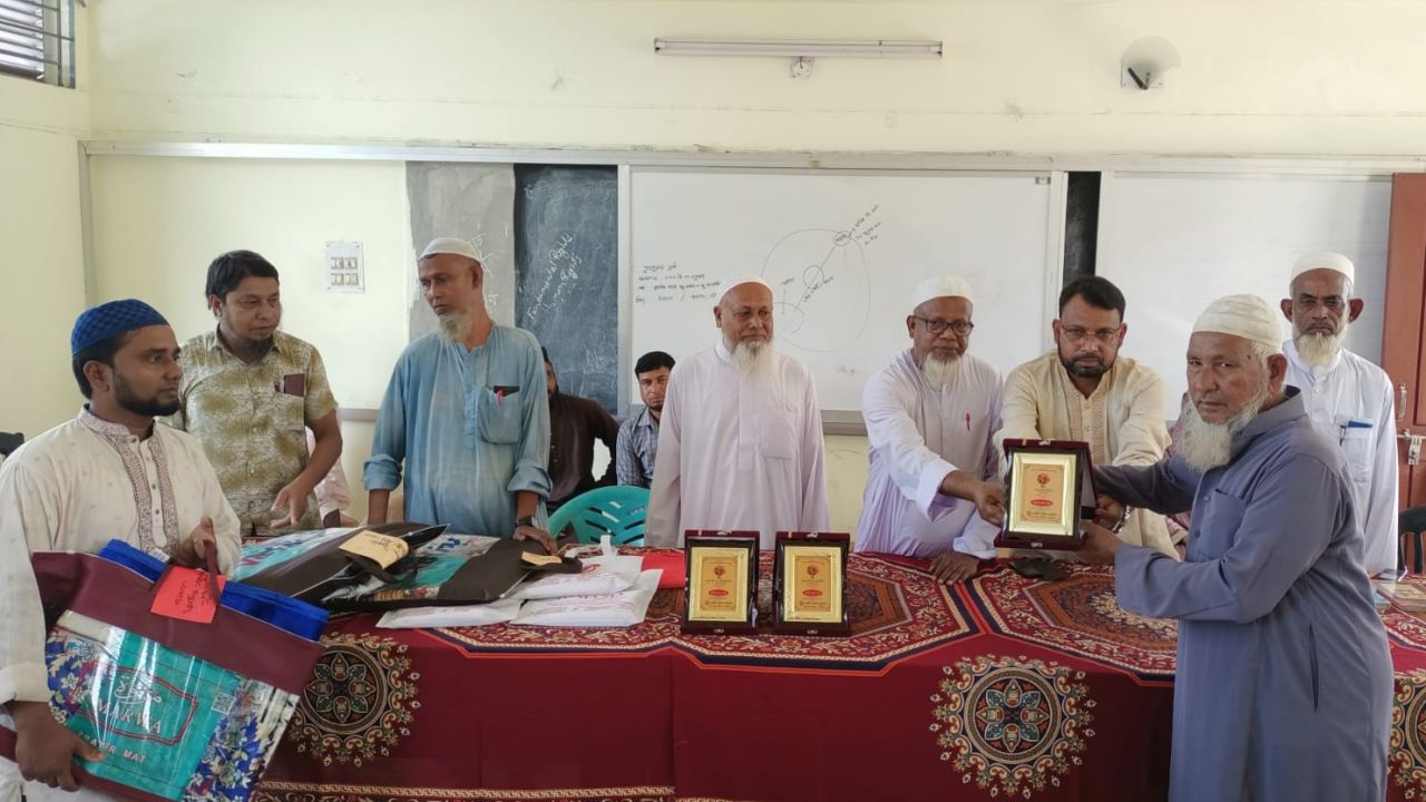 শিক্ষকতার পথচলার শেষ প্রহর, সংবর্ধিত জুলফিকার আলী