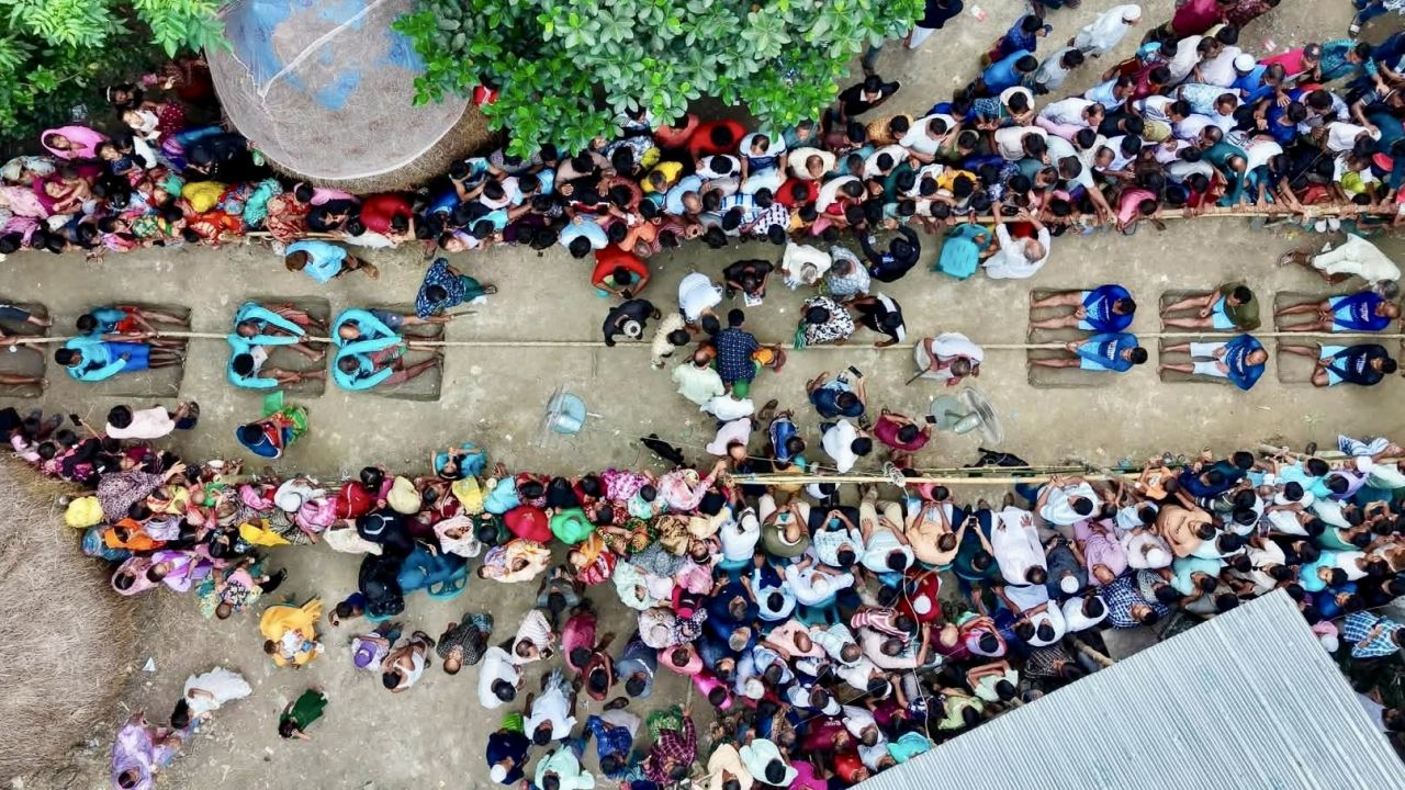 মাদকমুক্ত সমাজ গড়তে মনোহরদীতে জমকালো কাছিটান