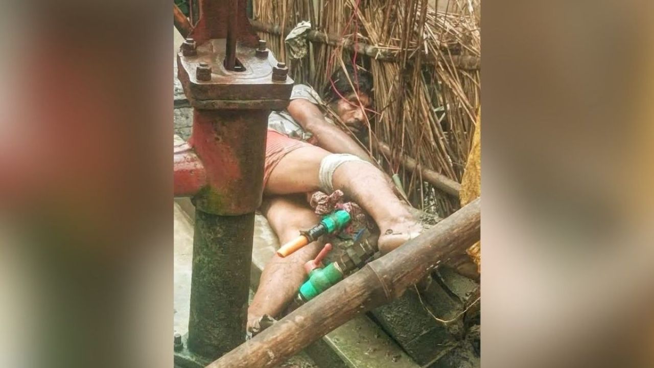 মোটর চুরি করতে গিয়ে এ কী হলো!